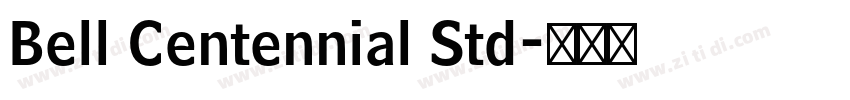 Bell Centennial Std字体转换